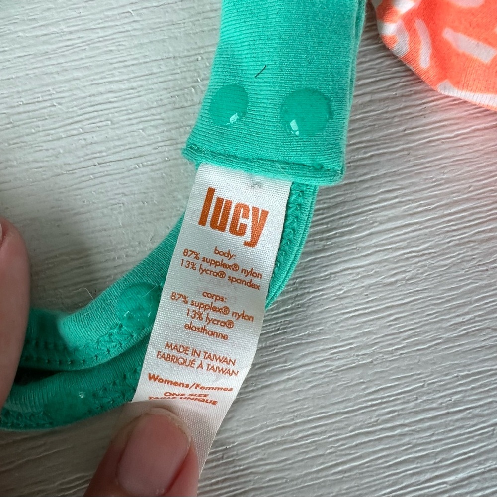 Lucy Headband Set in Black, Green, and Orange - Picture 5 of 7